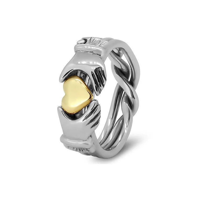 Unisex Claddagh Gold 3JOL-U