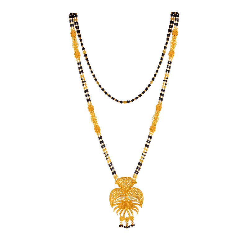 P.c. Chandra Jewellers 22KT Yellow Gold Mangalsutra For Women