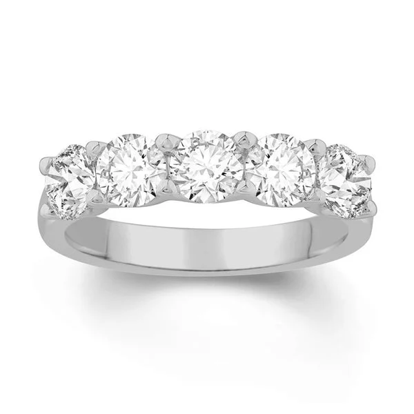 18ct White Gold Lab Grown Diamonds Ring 1.25ct