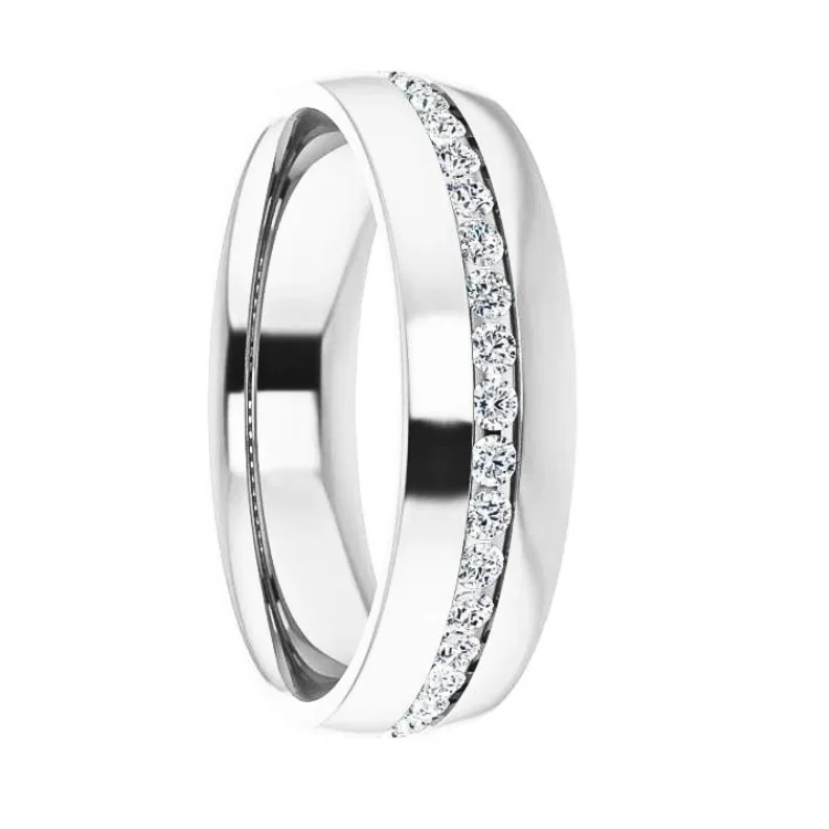 MWBM0131 - MOISSANITE ETERNITY BAND