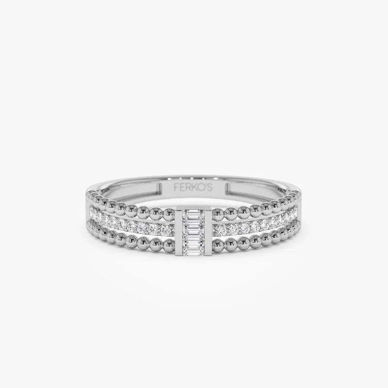 14K White Gold