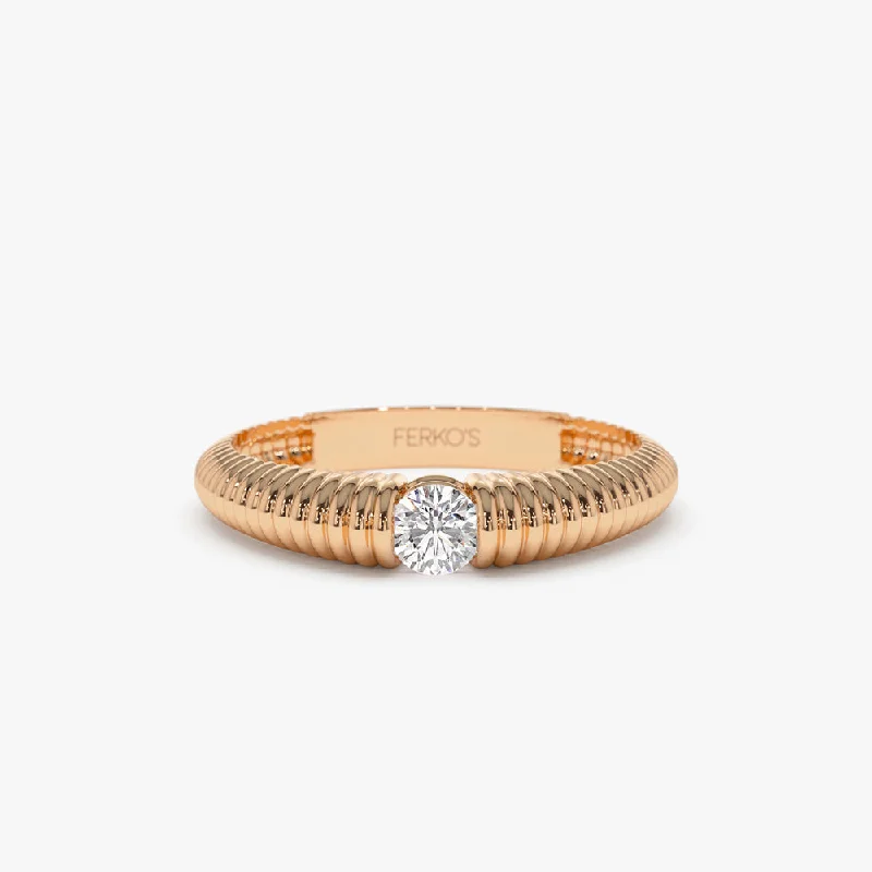 14K Rose Gold