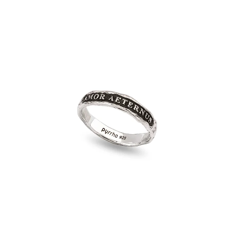 Eternal Love Textured Band Ring