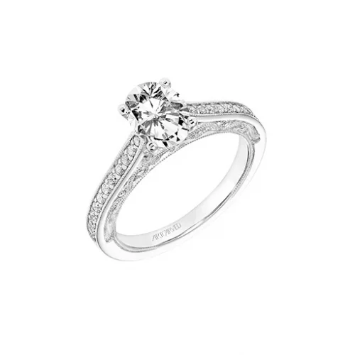 Artcarved Vintage Engagement Ring 31-V762GVW-E