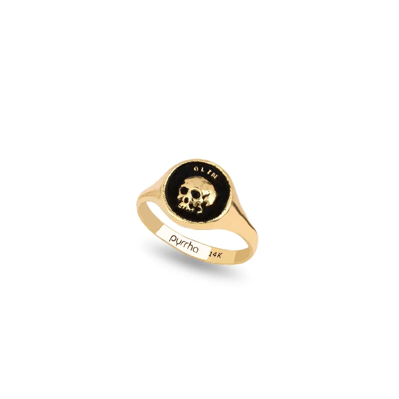 What Once Was 14K Gold Signet Ring