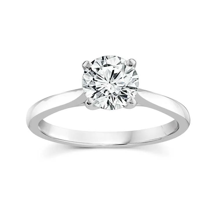 18ct White Gold 1.00ct F/VS2 Lab Grown Diamond Solitaire Ring