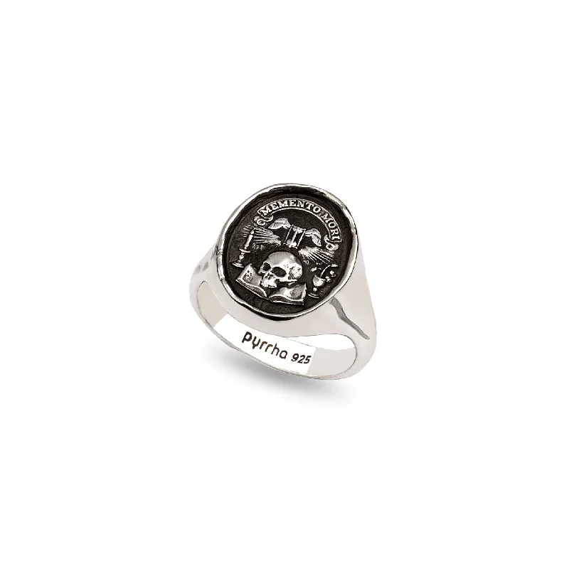 Memento Mori Signet Ring