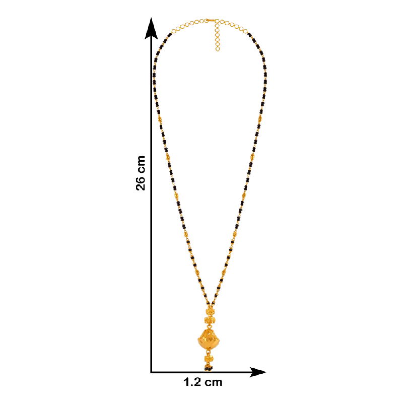 P.c. Chandra Jewellers 22KT Yellow Gold Mangalsutra For Women