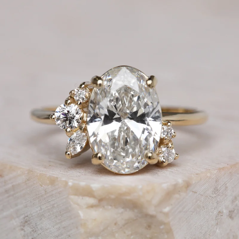 3.29ct Oval Diamond Ring | One Of A Kind