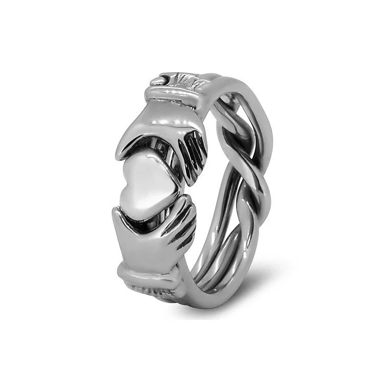 Unisex Claddagh Platinum 3JOL-U