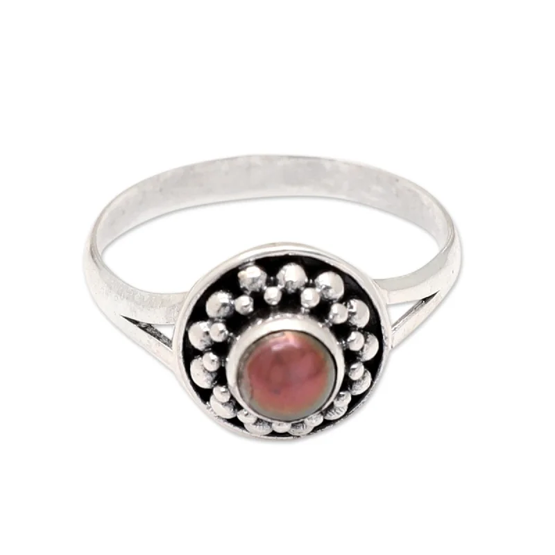 Novica Handmade Magical Glam Cultured Pearl Single-Stone Ring