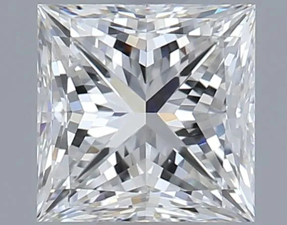 1.00ct Princess Natural Diamond (Colour E, Clarity IF, Cut GD, GIA)