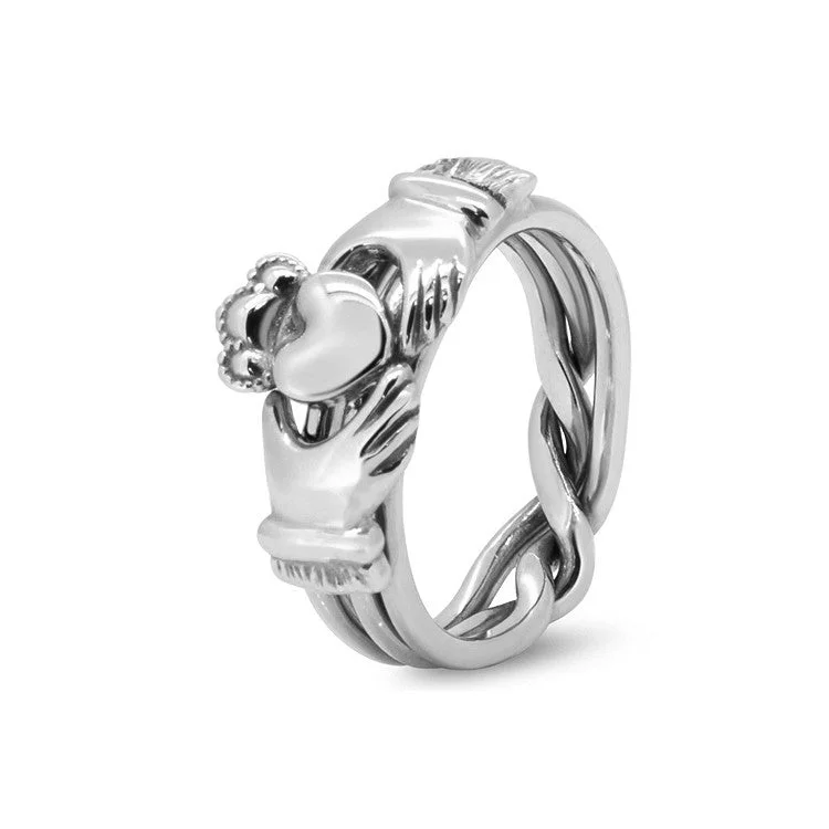 Unisex Claddagh Platinum 3AM-U