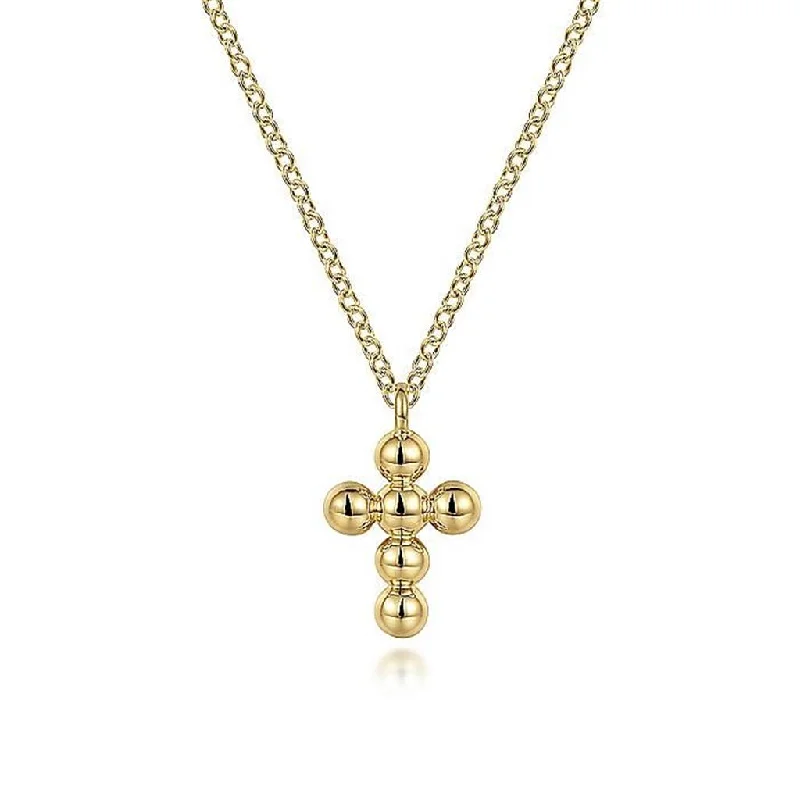 Gabriel 14Ky Bujukan Cross Necklace