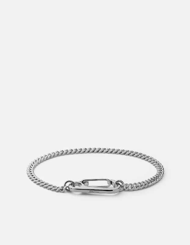 Ira Chain Bracelet, Sterling Silver