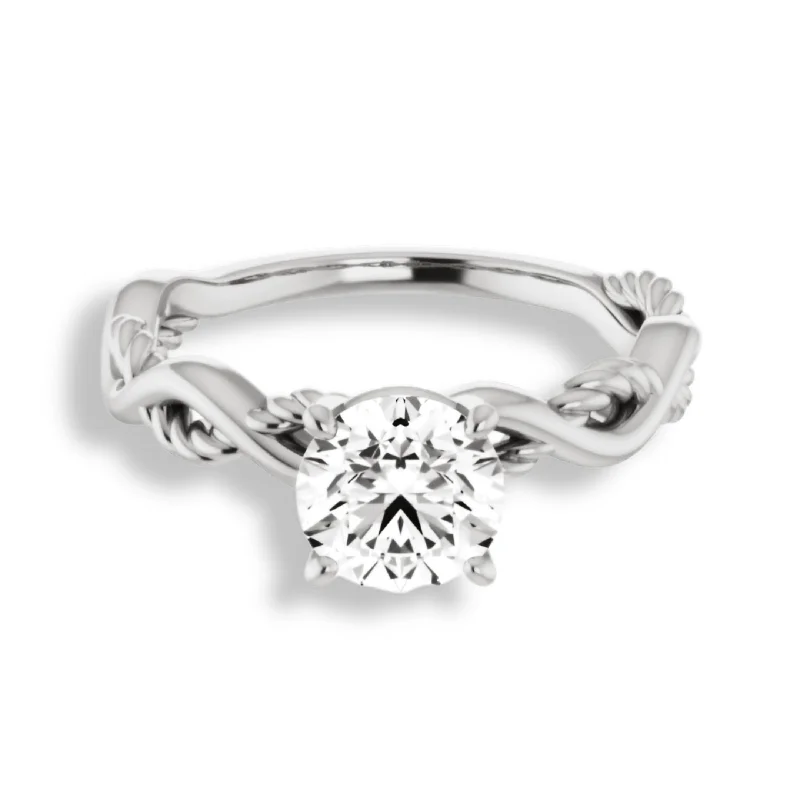 Round Diamond Solitaire Engagement Ring