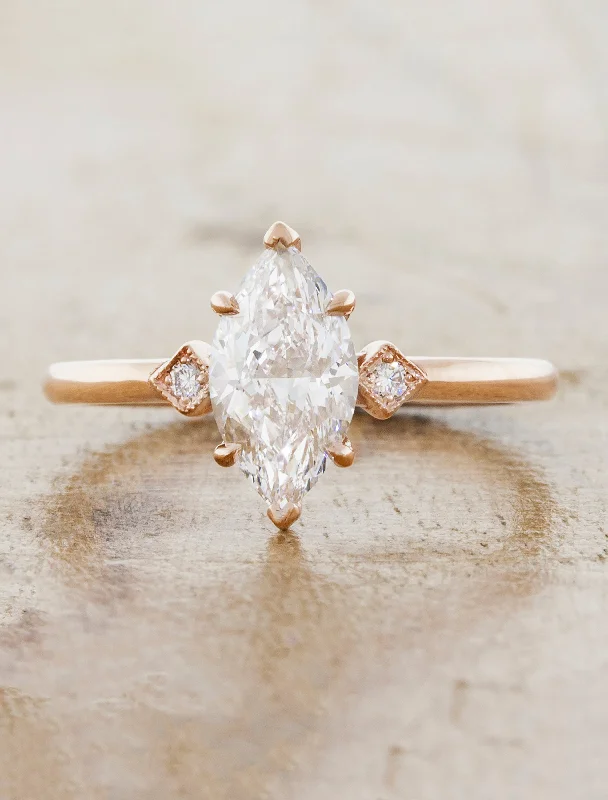 Men's Topaz Engagement Rings in 10K Gold with a Channel - Set Diamond BandBianca - 1.07ct Lab Grown Diamond Men's Topaz Engagement Rings in 10K Gold with a Channel - Set Diamond BandBianca - 1.07ct Lab Grown Diamond