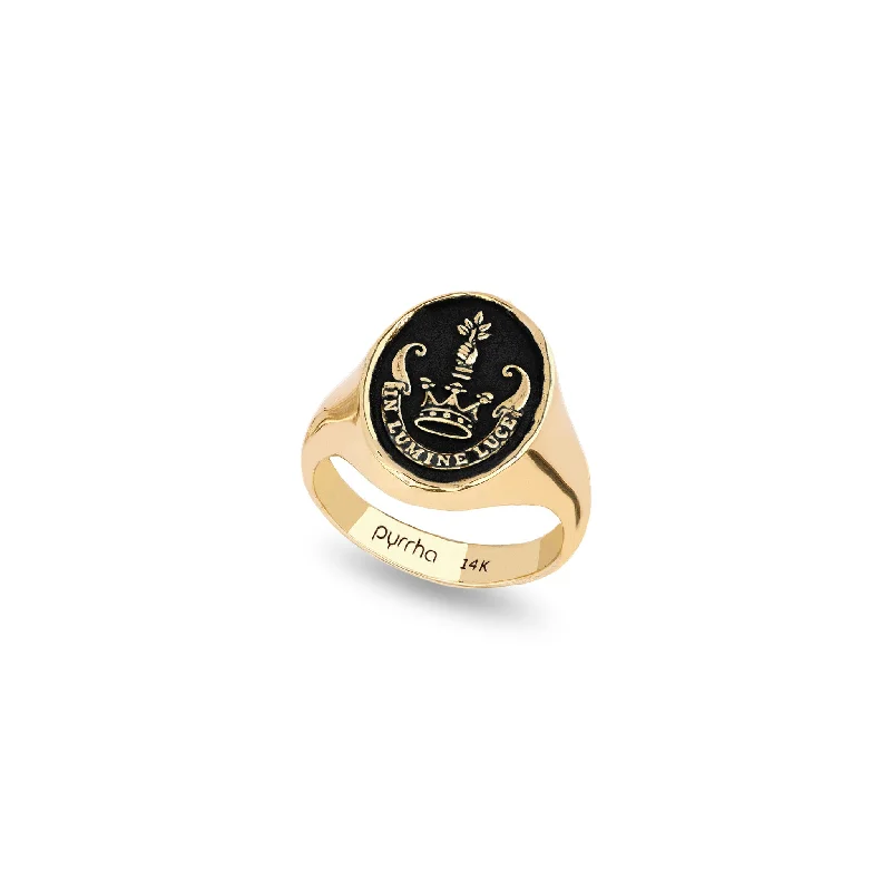 Inspiration 14K Gold Signet Ring