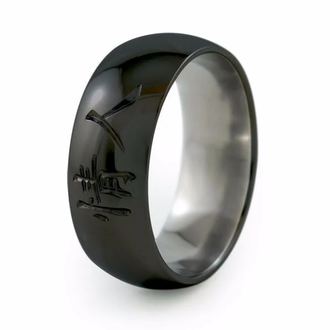 Soulmate | Black - Titanium Ring