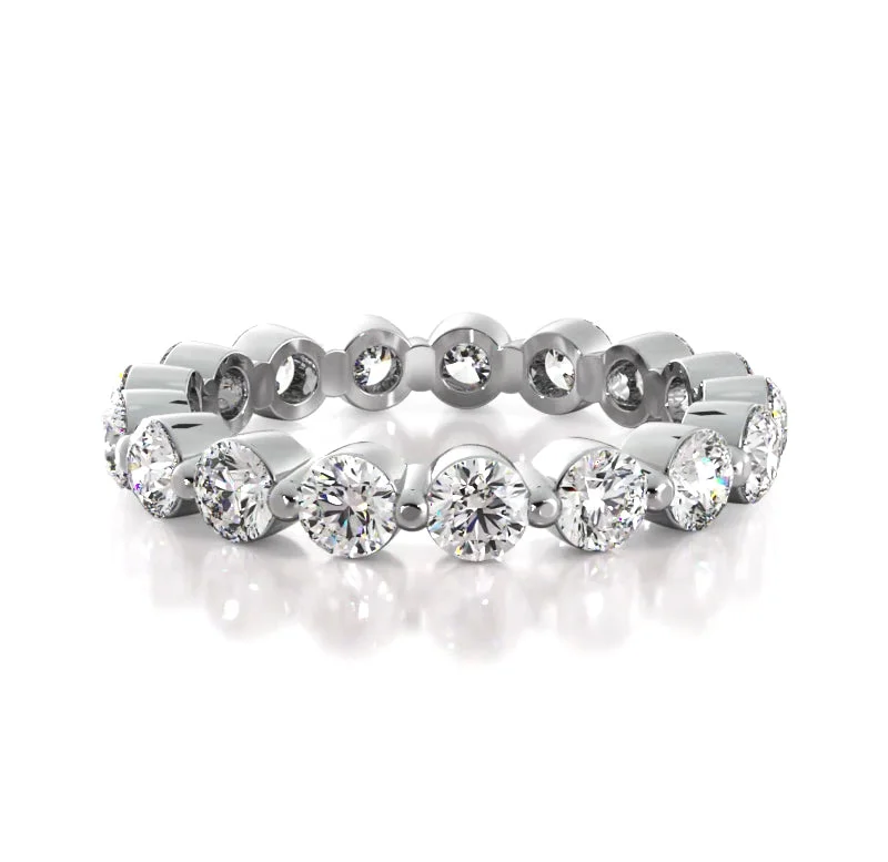 1.79 ct. Round Diamond Eternity Wedding Band