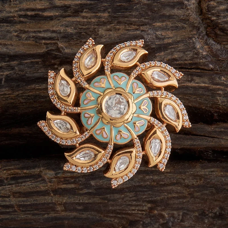 Kundan Finger Ring 158546