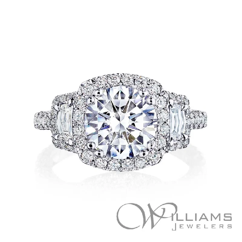 Tacori RoyalT Plat Diamond Engagement Ring