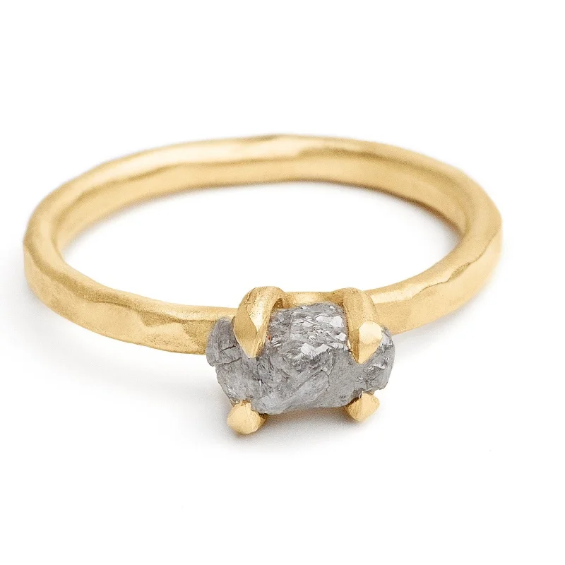 Rough Grey Diamond Sloan Ring