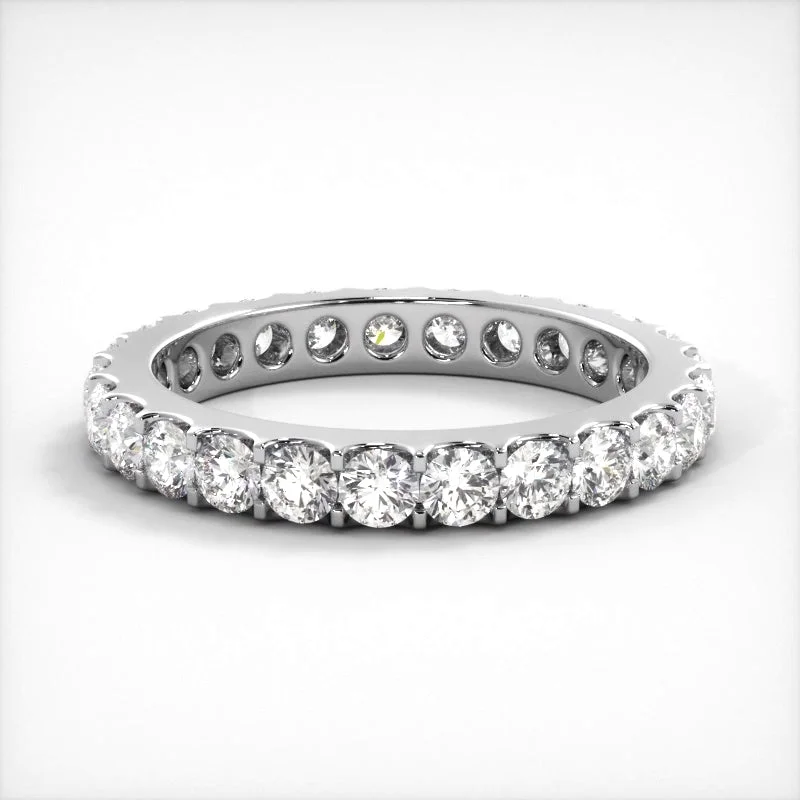 1.5 ct. Round Diamond Shared Prong Eternity Band