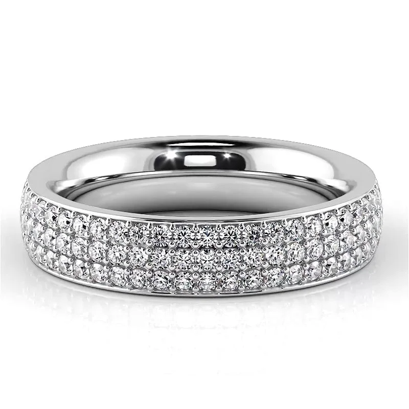 1.18 ct. Round Diamond Eternity Wedding Ring