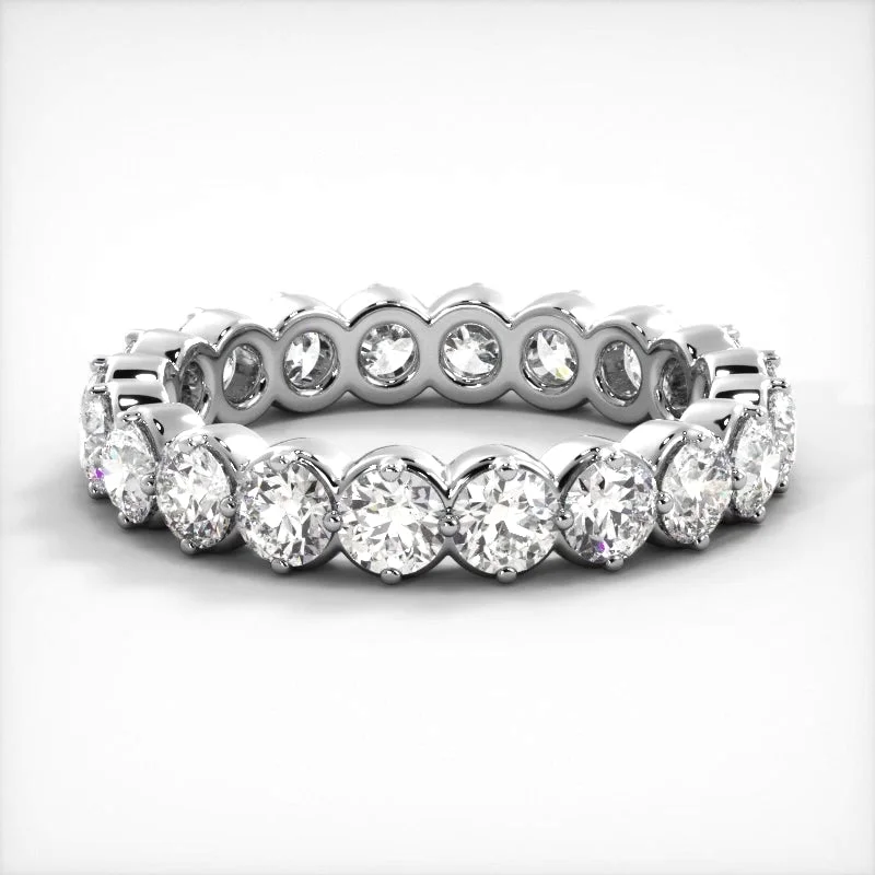 2.10 ct. Round Diamond Eternity Wedding Band