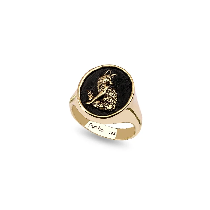 Trust in Yourself 14K Gold Signet Ring