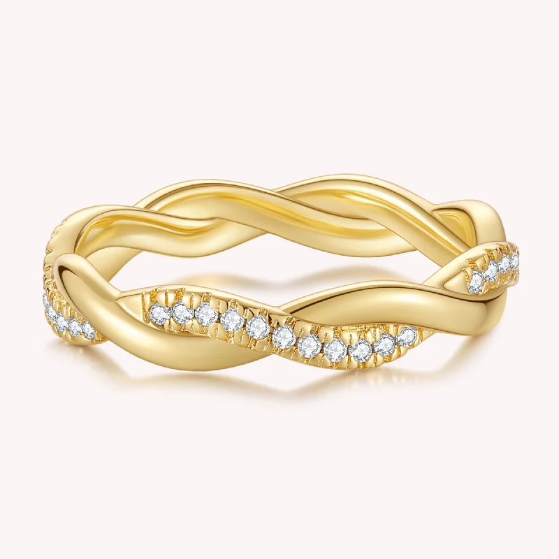 Twisted Rope Eternity Ring