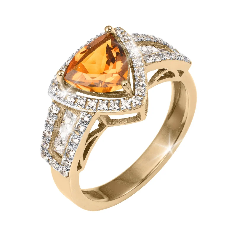 Sunfire Citrine Ring