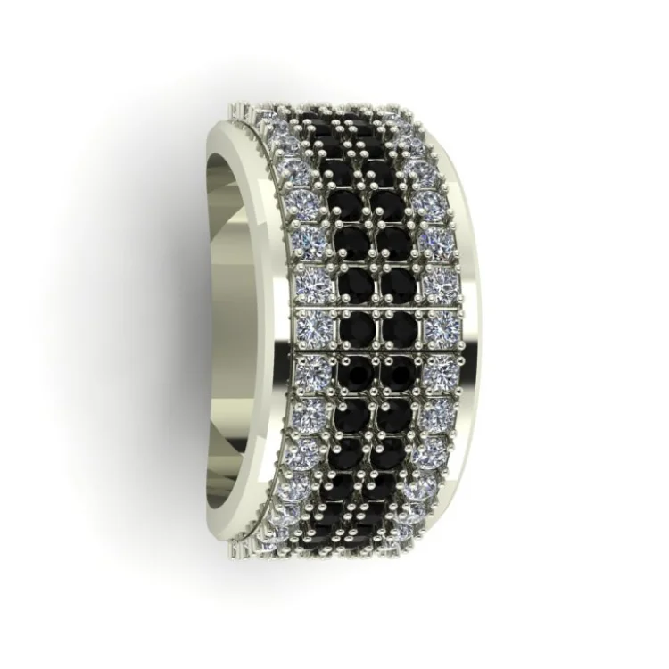 MWBM0109 - MOISSANITE MENS BAND