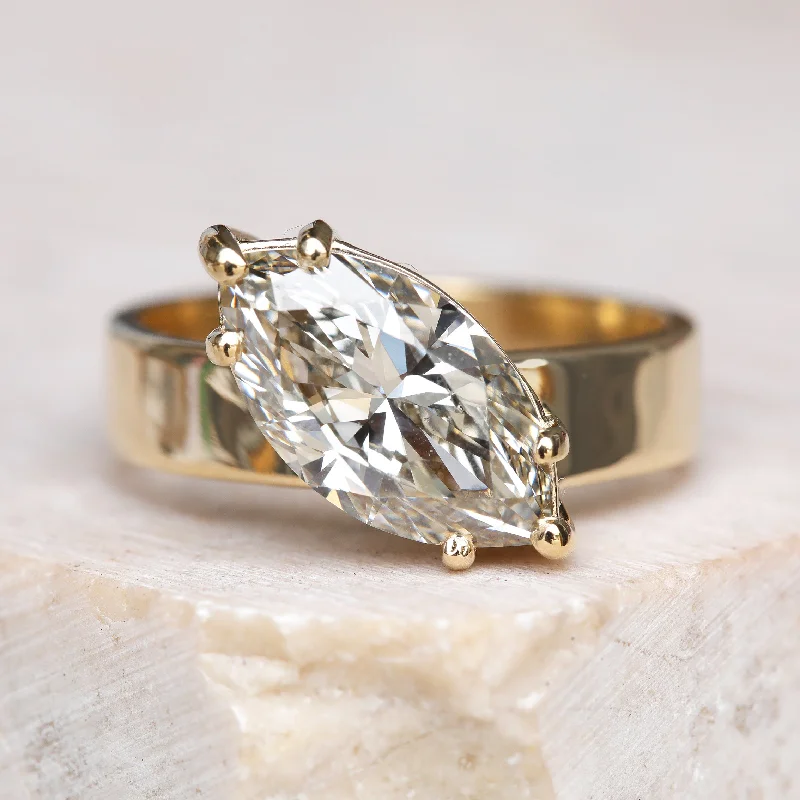 3.14ct Marquise Diamond Ring | One Of A Kind