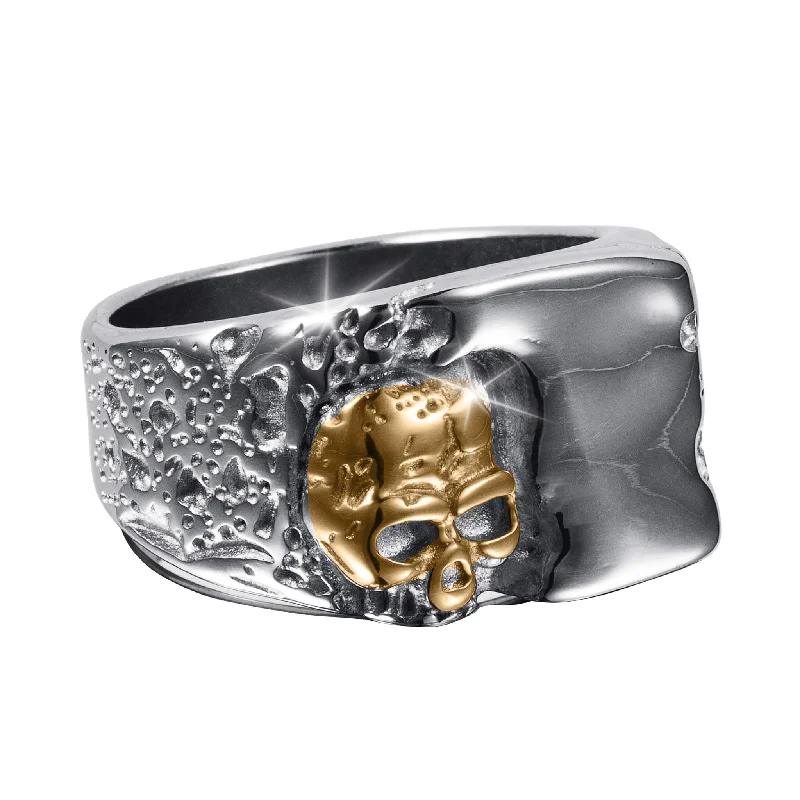 Skull Edge Men's Ring