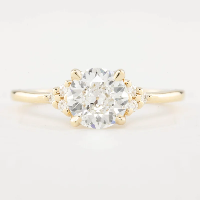 Teresa Ring, GIA certified 1.21ct Old Mine Cut Diamond (One of a kind)