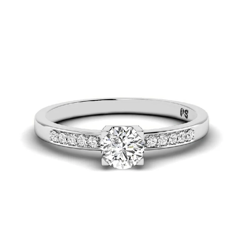 0.45-1.60 CT Round Cut Diamonds - Engagement Rings