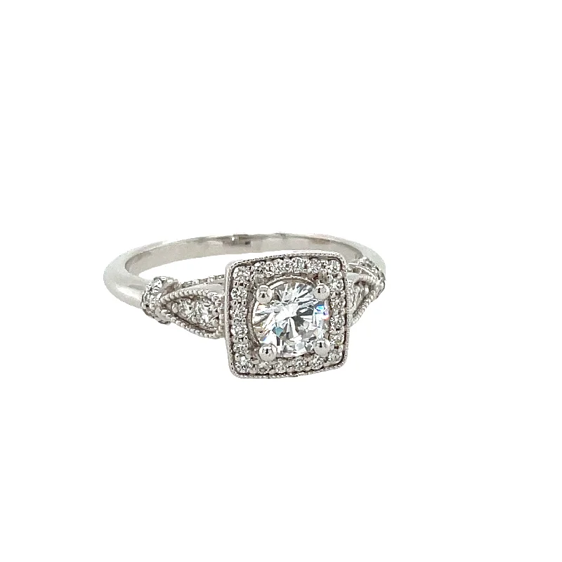 Diamond Engagement Ring Semi-Mount