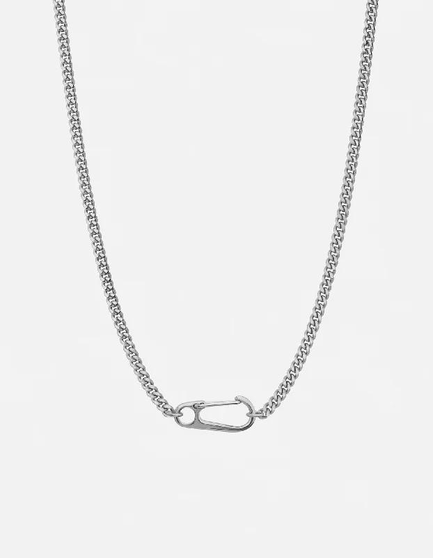 Ira Chain Necklace, Sterling Silver