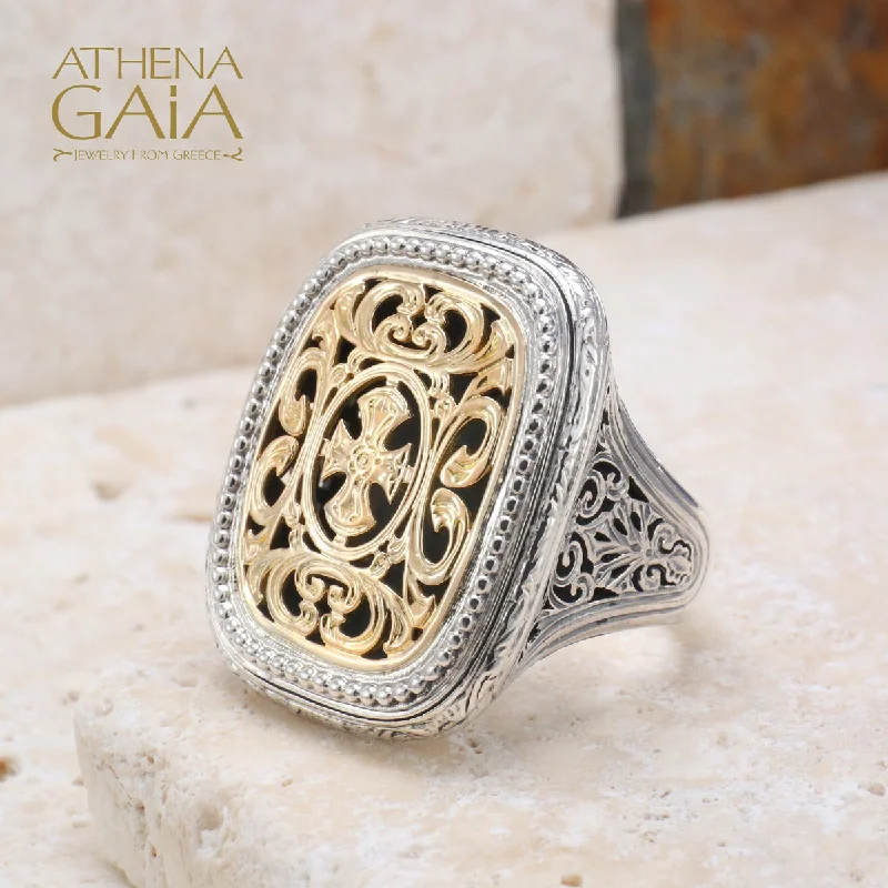 Maltese Cross Garden Shadows Ring