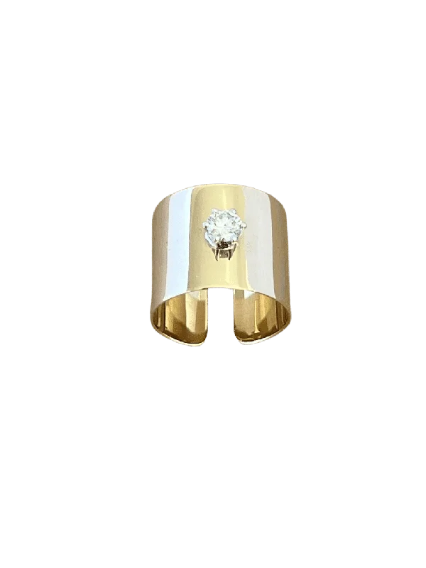 Hesperus 18K Gold Ring w. Diamond