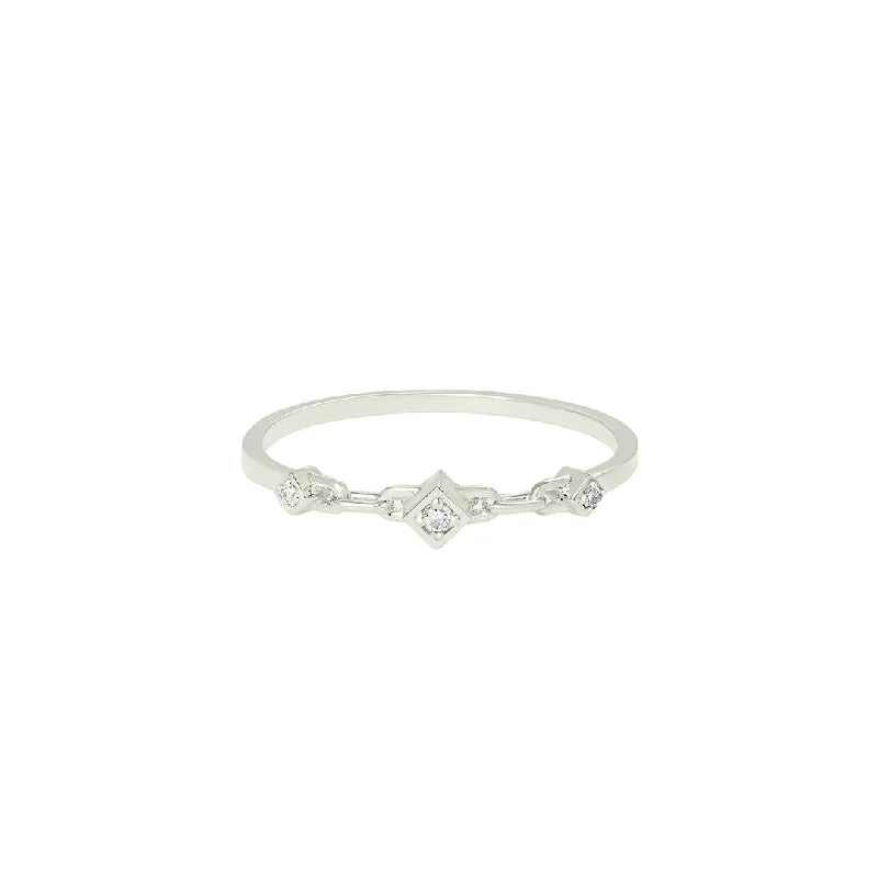 Hestia 18K Whitegold Ring w. Diamonds