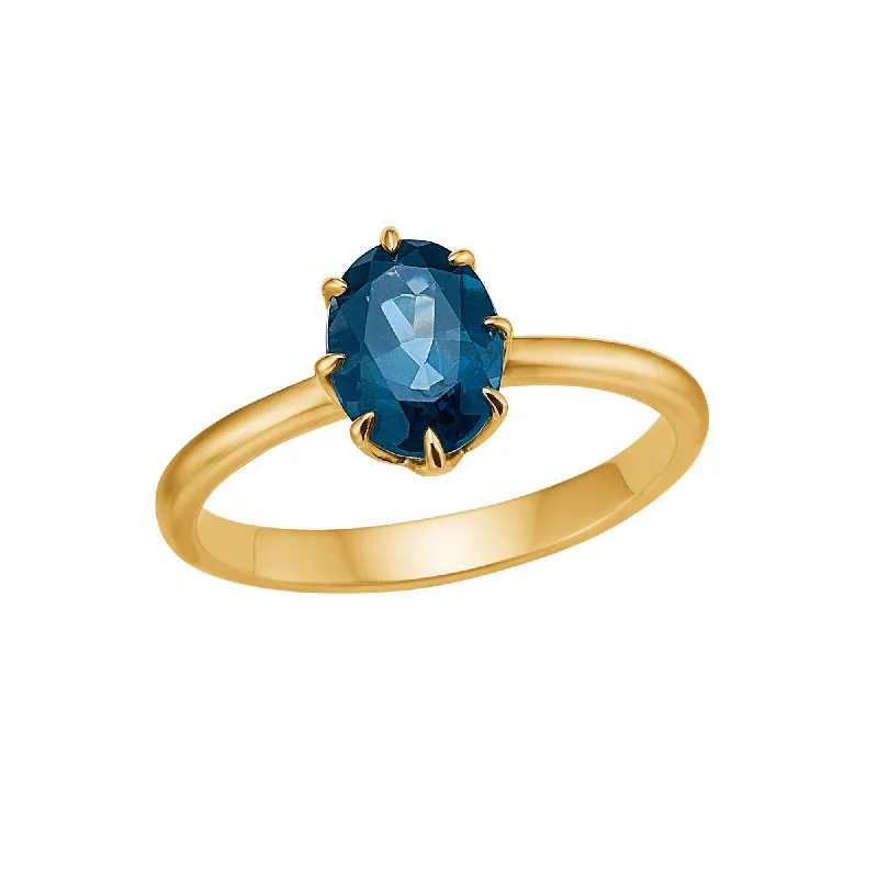 My Precious - Stella 10K Gold Ring w. Topaz