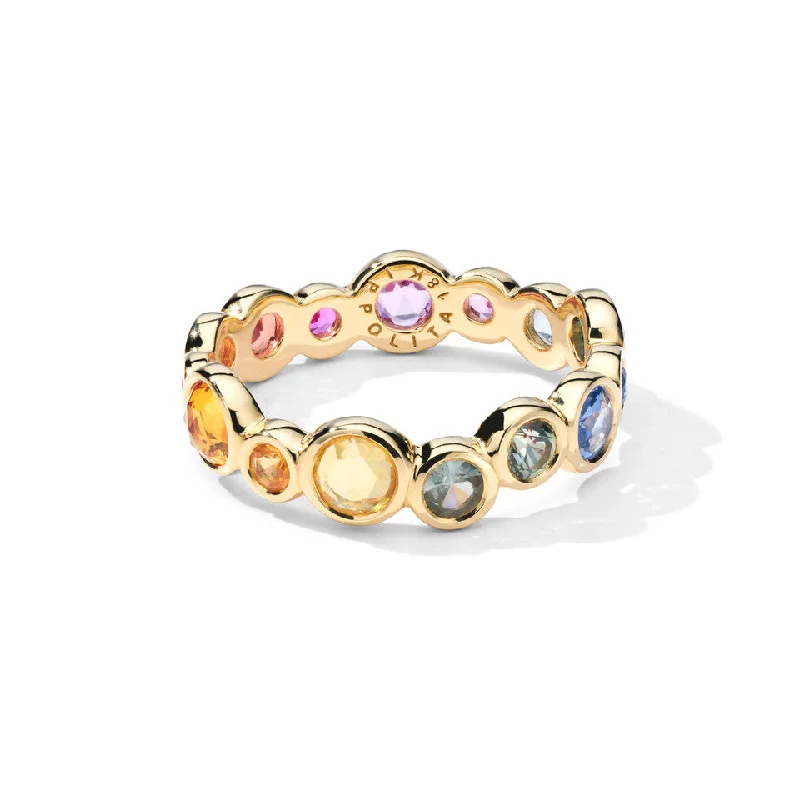 Rainbow Sapphire Stardust Superstar Eternity Ring