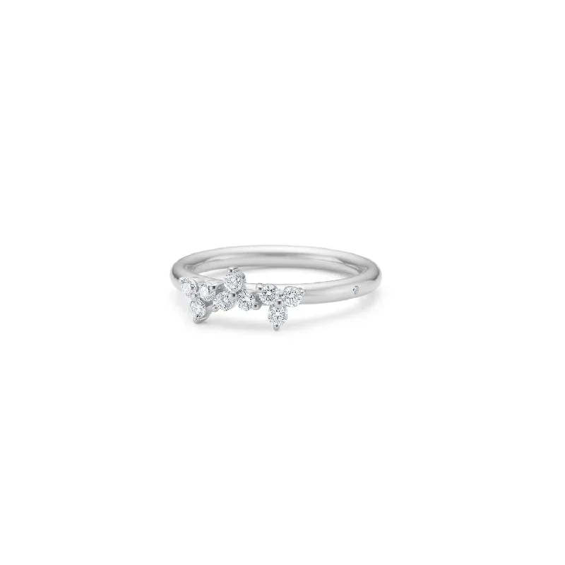 Fryd 18K Whitegold Ring w. 10 Diamonds