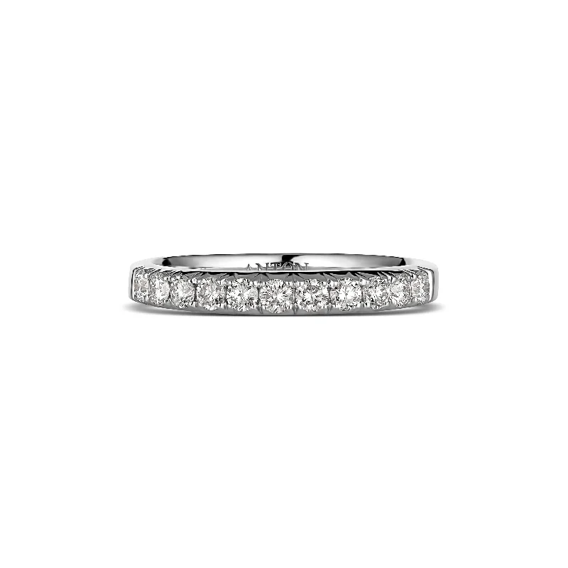 Wedding Krisscut Diamond Ring | White Gold