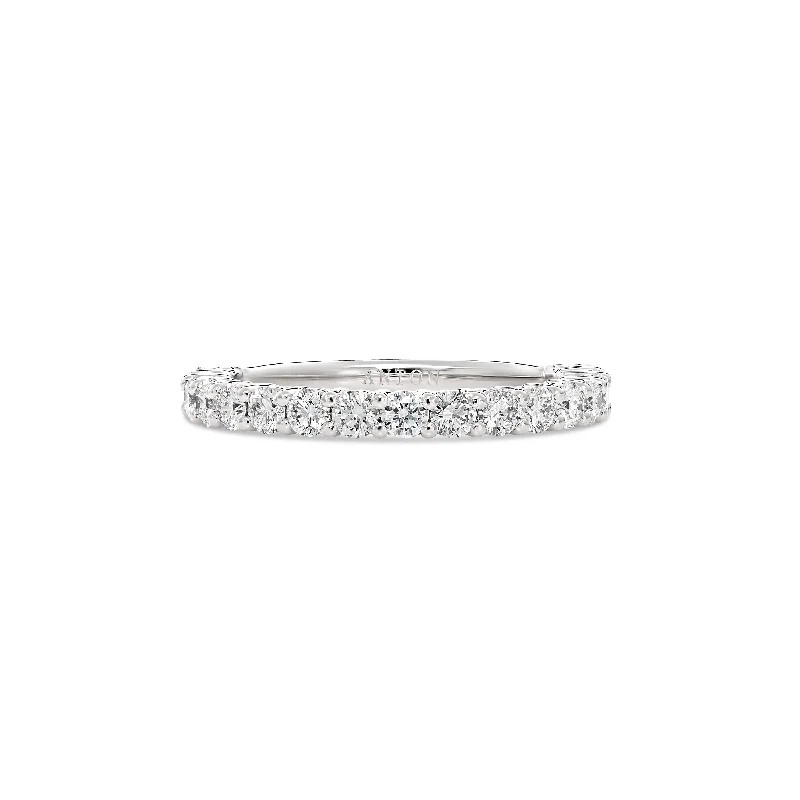 Wedding Round Brilliant Cut Eternity Ring | Platinum