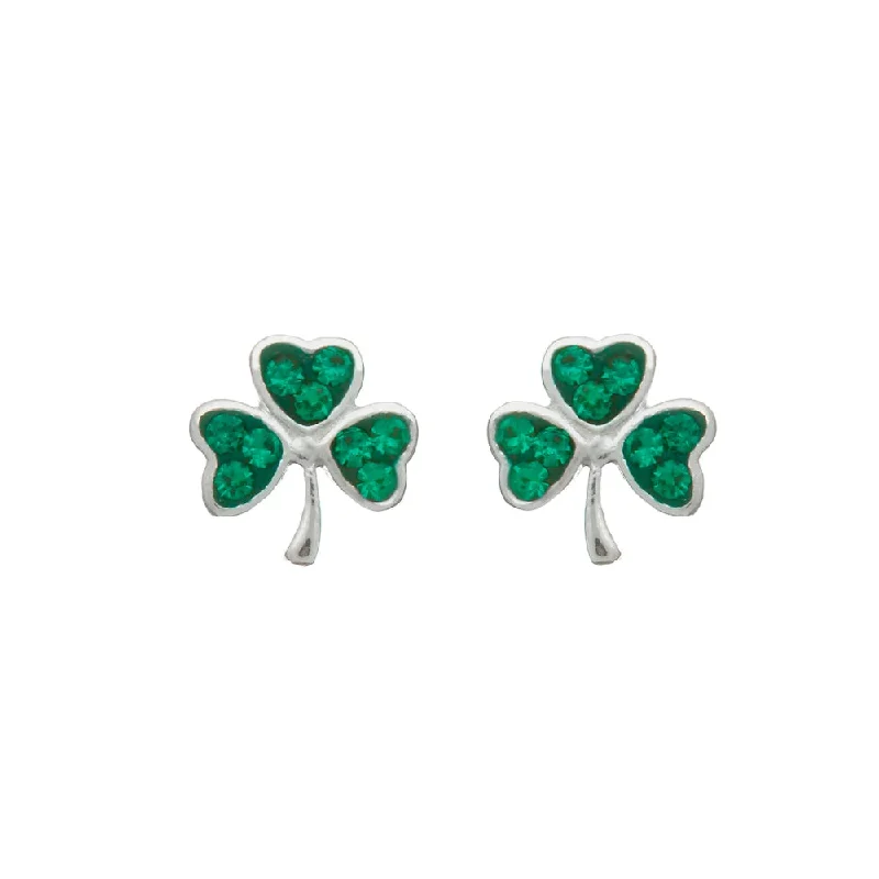 Sterling Silver Irish Stud Earrings