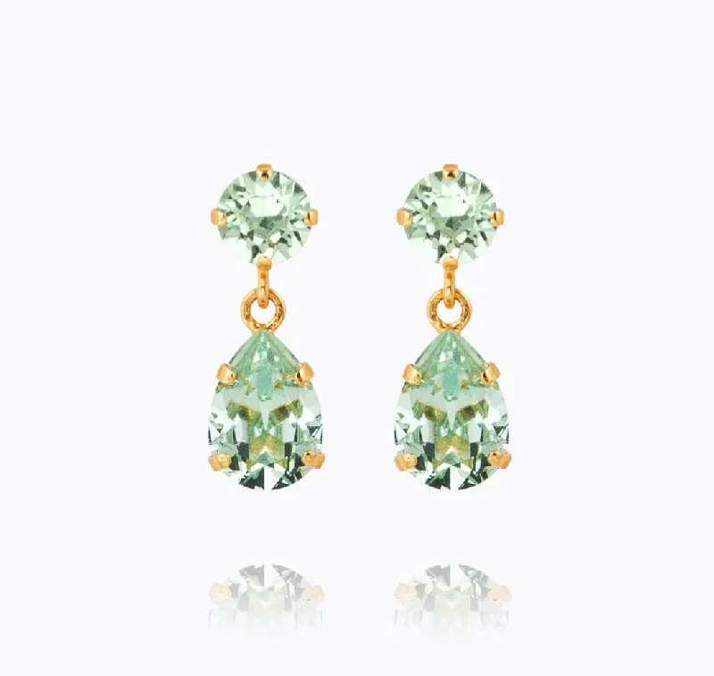 Caroline Svedbom Mini Drop Earrings-Crystolite